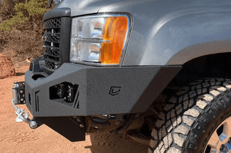 Chassis Unlimited Octane front winch bumper CUB940541 for 2011-2014 GMC Sierra 2500HD/3500HD, textured black finish
