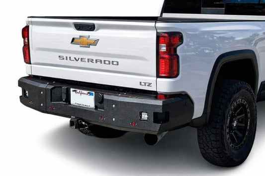 Aftermarket back bumper Chassis Unlimited Fuel CUB510570 steel rear protection for 2020-2025 Silverado 2500/3500.