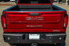 GMC truck bumper Chassis Unlimited Fuel CUB510570 black textured rear defense for 2020-2025 GMC Sierra 2500/3500 models.