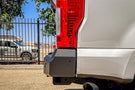 Rear offroad bumper Chassis Unlimited Fuel CUB510140 with LED lights and hitch retention for 2017–2022 Ford F250/F350 Super Duty rear protection