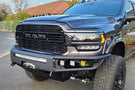 Chassis Unlimited Diablo CUB950321RAW heavy duty front bumper for 2019–2025 Ram 2500/3500 with raw steel finish