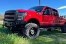 Chassis Unlimited Octane CUB940111RAW heavy duty winch bumper for 2011-2016 Ford F250/F350 Super Duty raw steel finish build.
