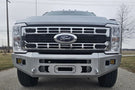 Chassis Unlimited CUB980751RAW heavy duty front bumper on 2023+ Ford F250/F350 Superduty with winch mount and light cutouts