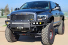 Chassis Unlimited Diablo heavy duty front bumper CUB950021RAW in raw steel for 2003–2009 Ram 2500/3500 builds