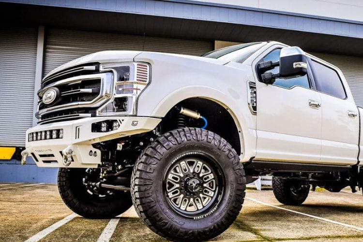 Chassis Unlimited Octane CUB900141RAW heavy duty front bumper for 2017–2022 Ford F250/F350 Super Duty, raw steel finish