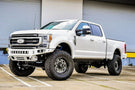 Chassis Unlimited Octane CUB900141RAW heavy duty front bumper for 2017–2022 Ford F250/F350 Super Duty, raw steel finish