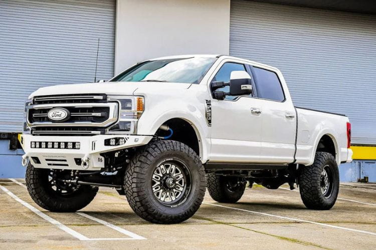 Chassis Unlimited Octane CUB900141RAW heavy duty front bumper for 2017–2022 Ford F250/F350 Super Duty, raw steel finish