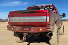 Chassis Unlimited Attitude CUB990142RAW heavy duty rear bumper for 2017–2022 Ford F250/F350 Super Duty, raw finish with sensor cutouts