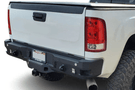 Durable Heavy Duty Rear Bumper CUB910541 by Chassis Unlimited Octane, fits 2011–2014 Chevy Silverado 2500/3500
