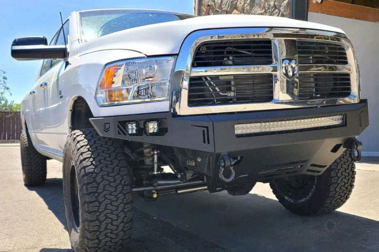 Chassis Unlimited Octane CUB900012 heavy duty steel front bumper for 2010–2018 Ram 2500/3500 with sensor cutouts