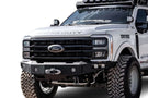 Steel winch bumper Chassis Unlimited Octane CUB940752 for 2023+ Ford F250/F350 Super Duty with 12K winch mount and LED cutouts