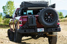 Chassis Unlimited Octane CUB960322RAW high-clearance dual swing out rear bumper for 2010–2025 Ram 2500/3500 in raw steel