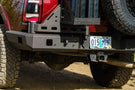 Chassis Unlimited Octane CUB960321RAW high-clearance rear bumper with dual swing out for 2010–2025 Ram 2500/3500, raw steel