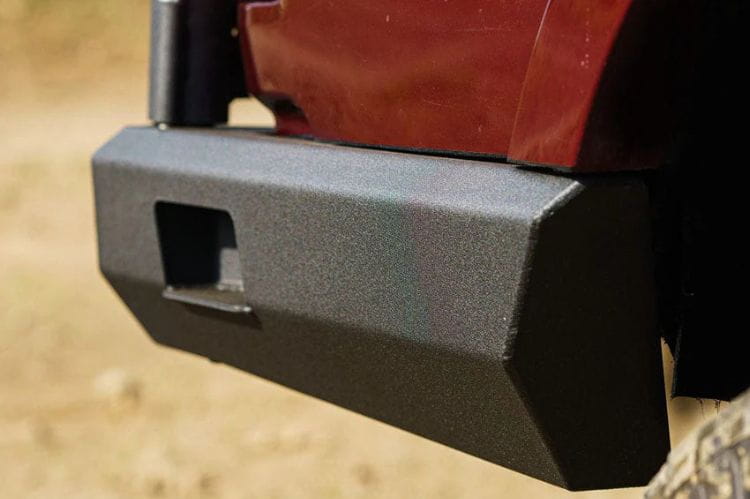 Chassis Unlimited Octane CUB960321RAW high-clearance rear bumper with dual swing out for 2010–2025 Ram 2500/3500, raw steel