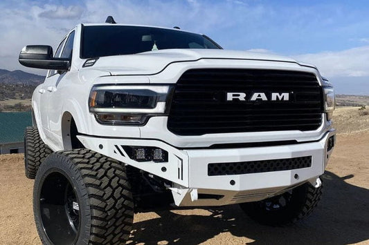 Chassis Unlimited Octane CUB900321 custom front truck bumper for 2019–2026 Ram 2500/3500, textured black powder coat