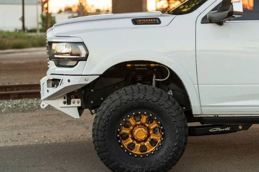 Chassis Unlimited Octane CUB900321 custom front truck bumper for 2019–2026 Ram 2500/3500, textured black powder coat