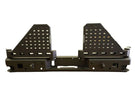 Chassis Unlimited Octane CUB960011RAW custom truck rear bumper with dual swing-out tire carrier for 2010–2025 Ram 2500/3500, raw steel