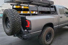 Chassis Unlimited Octane dual swing out rear bumper CUB960021 for 2003–2009 Ram 2500/3500 with black powder coat finish