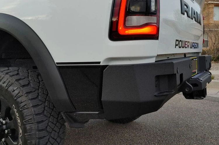 Chassis Unlimited Octane CUB910011RAW heavy duty rear bumper for 2010–2018 Ram 2500/3500, raw steel construction