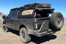 Chassis Unlimited Octane CUB960142RAW off road dual swing out rear bumper for 2017–2022 Ford F250/F350 Super Duty, raw steel