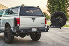 Chassis Unlimited Octane dual swing out rear bumper CUB960021RAW for 2003–2009 Ram 2500/3500 in raw steel finish