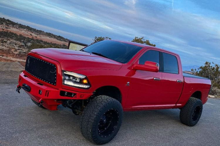 Chassis Unlimited Octane CUB940012RAW steel front winch bumper for 2010–2018 Ram 2500/3500, raw steel with sensor cutouts