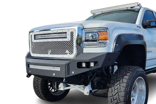 Best Off Road Bumper Chassis Unlimited CUB900301RAW Octane raw steel front bumper for 2015-2019 GMC Sierra 2500HD/3500HD