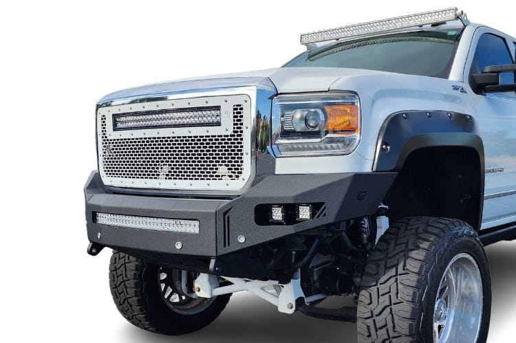 Best Off Road Bumper Chassis Unlimited CUB900301RAW Octane raw steel front bumper for 2015-2019 GMC Sierra 2500HD/3500HD