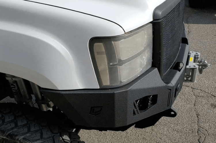 Chassis Unlimited Octane GMC off-road bumper CUB940311RAW, raw steel front bumper for 2007-2010 Sierra HD