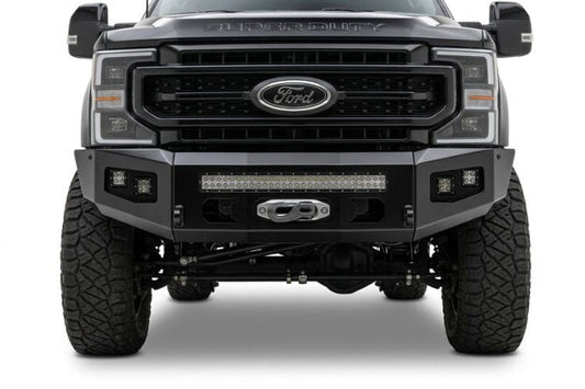 Chassis Unlimited Attitude CUB980141 offroad front bumper for 2017–2022 Ford F250/F350 Super Duty, textured black powder coat