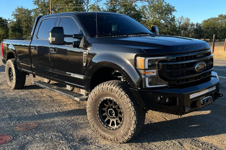 Chassis Unlimited Attitude CUB980141 offroad front bumper for 2017–2022 Ford F250/F350 Super Duty, textured black powder coat