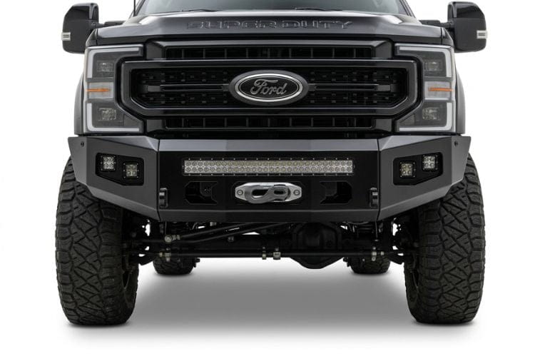 Chassis Unlimited Attitude CUB980141 offroad front bumper for 2017–2022 Ford F250/F350 Super Duty, textured black powder coat