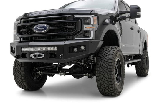 Chassis Unlimited Attitude CUB980141 offroad front bumper for 2017–2022 Ford F250/F350 Super Duty, textured black powder coat