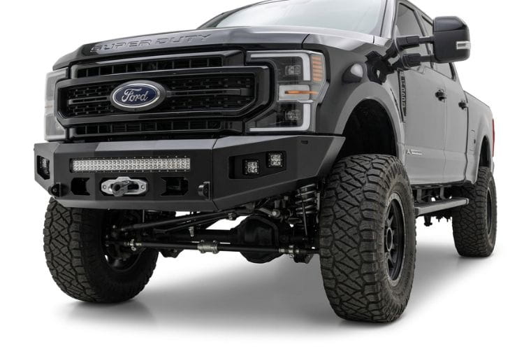 Chassis Unlimited Attitude CUB980141 offroad front bumper for 2017–2022 Ford F250/F350 Super Duty, textured black powder coat