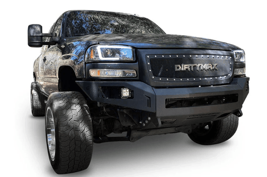 Offroad Front Bumper Chassis Unlimited CUB900501RAW Octane in raw steel, heavy-duty design for 2003-2006 GMC Sierra 2500/3500