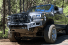 Offroad Front Bumper Chassis Unlimited CUB900501RAW Octane in raw steel, heavy-duty design for 2003-2006 GMC Sierra 2500/3500