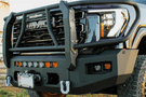 Chassis Unlimited CUB980692BGRAW Offroad Front Bumper rugged raw steel with winch guard and sensor cutouts for 2024+ GMC Sierra 2500/3500