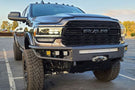 Chassis Unlimited Diablo CUB950321 offroad front bumper for 2019–2025 Ram 2500/3500 with textured black powder coat