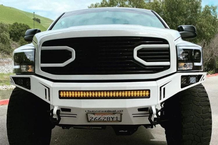 Chassis Unlimited Octane offroad front bumper CUB900021 for 2006–2009 Ram 2500/3500 in textured black finish