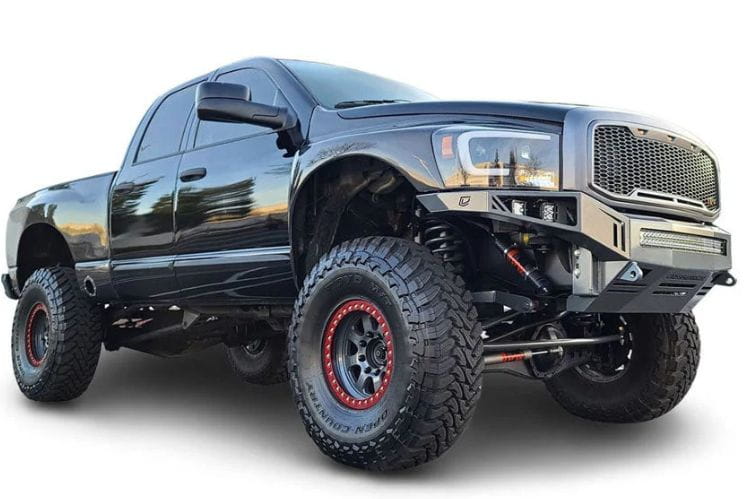 Chassis Unlimited Octane offroad front bumper CUB900021 for 2006–2009 Ram 2500/3500 in textured black finish