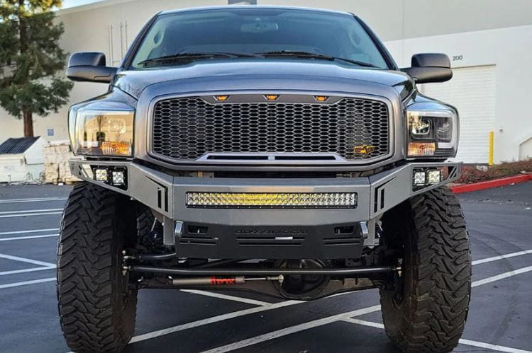 Chassis Unlimited Octane offroad front bumper CUB900021 for 2006–2009 Ram 2500/3500 in textured black finish