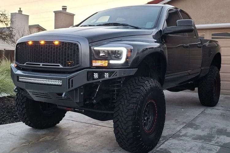 Chassis Unlimited Octane offroad front bumper CUB900021 for 2006–2009 Ram 2500/3500 in textured black finish