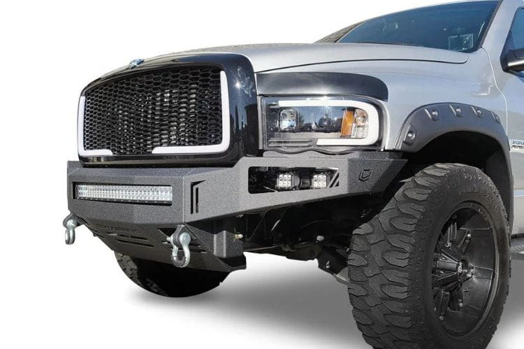 Chassis Unlimited Octane offroad front bumper CUB900131 with textured black finish for 2003–2005 Ram 2500/3500