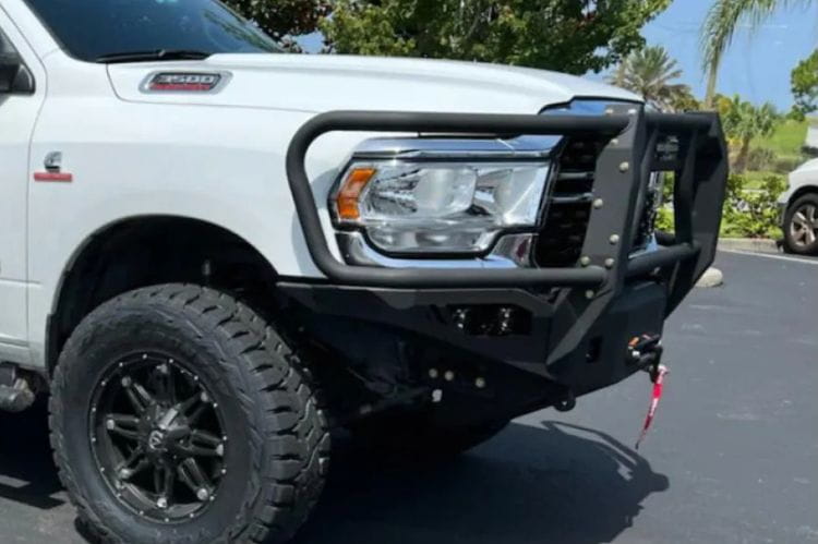 Chassis Unlimited Octane CUB940321BG offroad grille guard front bumper for 2019–2025 Ram 2500/3500 in textured black