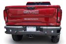 Heavy-duty Chassis Unlimited Attitude rear aftermarket bumpers CUB990572RAW, raw steel, fits 2020–2025 GMC Sierra
