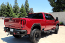 Heavy-duty Chassis Unlimited Attitude rear aftermarket bumpers CUB990572RAW, raw steel, fits 2020–2025 GMC Sierra