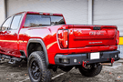 Heavy-duty Chassis Unlimited Attitude rear aftermarket bumpers CUB990572RAW, raw steel, fits 2020–2025 GMC Sierra