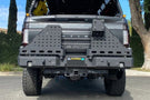 Chassis Unlimited CUB960751 rear tire carrier bumper with dual swing out for 2023+ Ford F250/F350 Super Duty, textured black