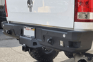 Heavy-duty Chassis Unlimited Octane bumper CUB910302 for 2015–2019 Chevy Silverado 2500/3500, black finish with sensor ports