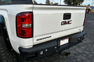 Truck Back Bumper Chassis Unlimited Attitude CUB990301 textured black steel rear upgrade for 2015-2019 GMC Sierra 2500/3500